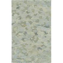stones blue area rug  x    