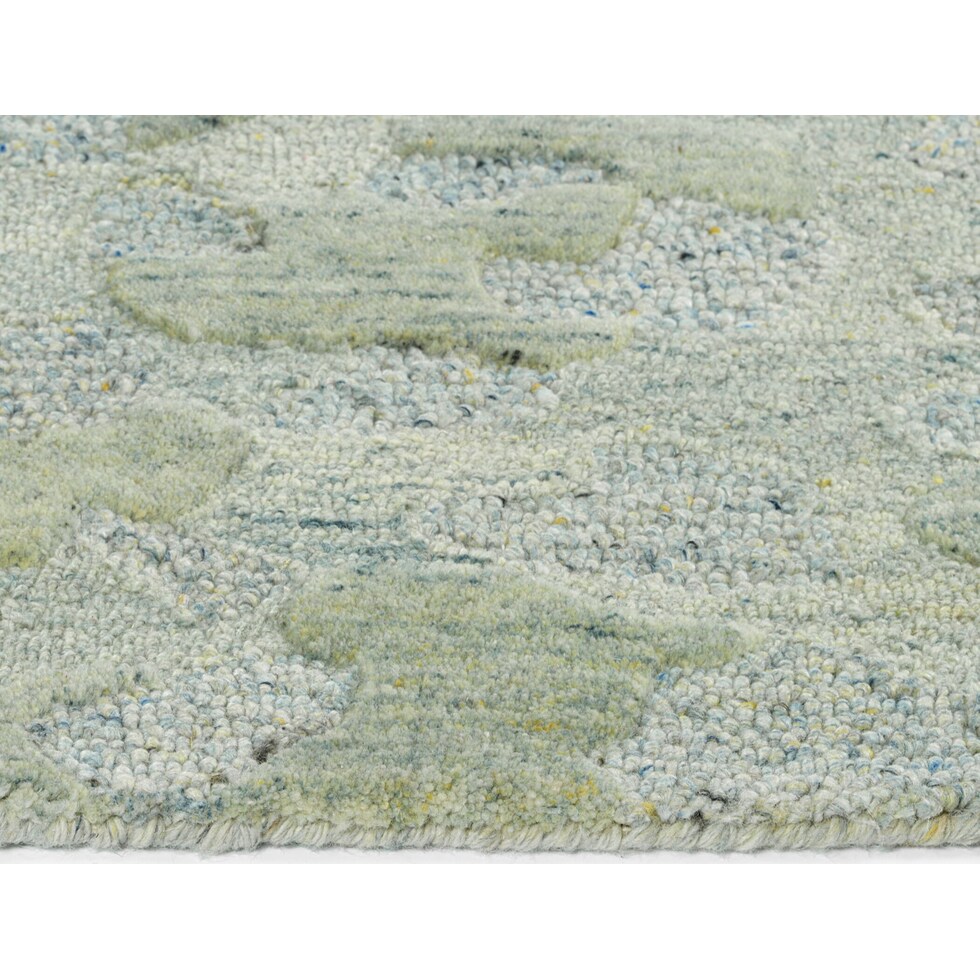 stones blue area rug  x    