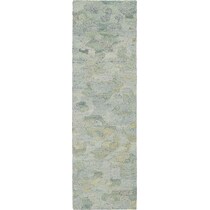 stones blue rug   