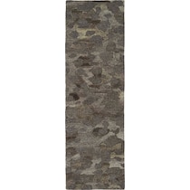 stones gray rug   