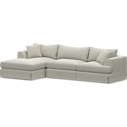 Storey Foam Comfort 2-Piece Sectional with Left-Facing Chaise - Everton Grey