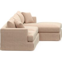 storey orange sectional   