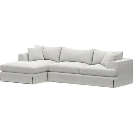 Storey Foam Comfort 2-Piece Sectional with Left-Facing Chaise - Bloke Snow
