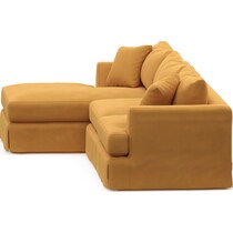 storey yellow sectional   