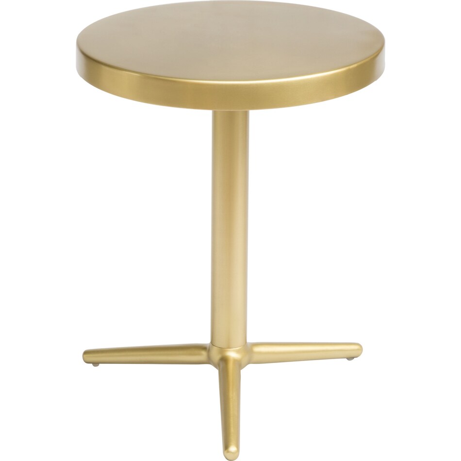 stork gold accent table   