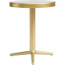 stork gold accent table   