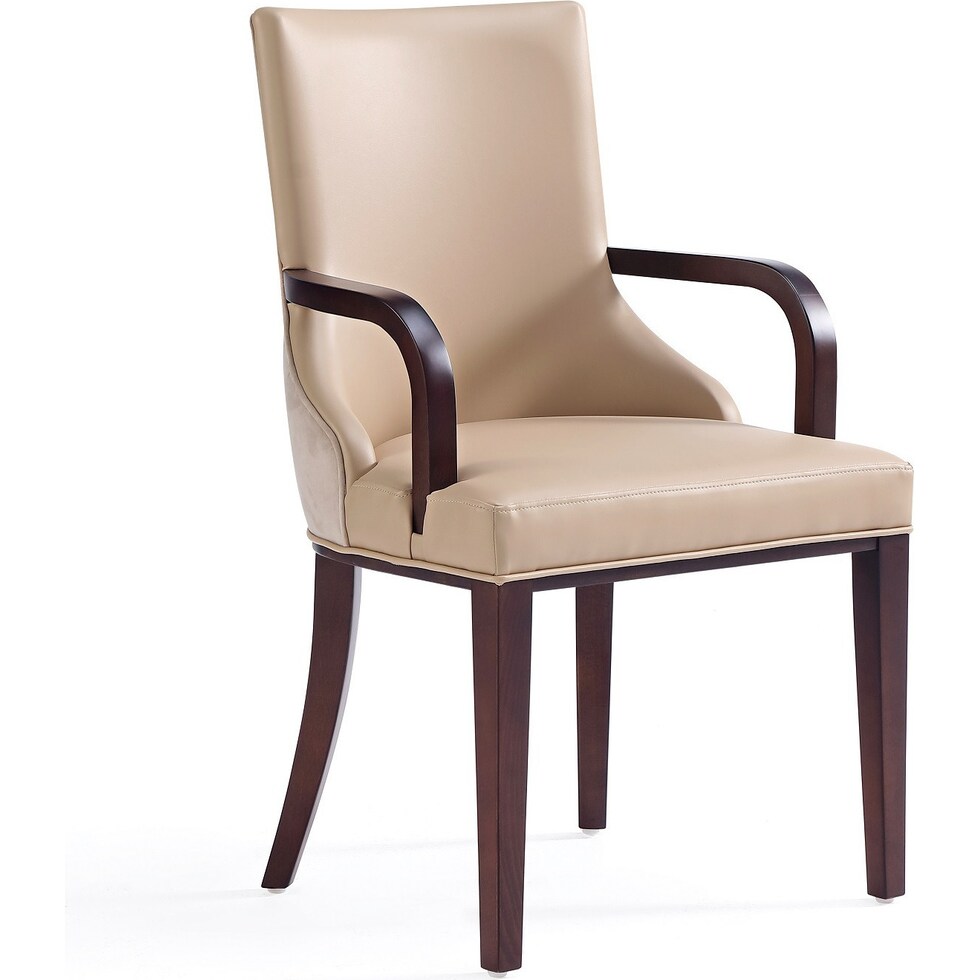 strato light brown arm chair   