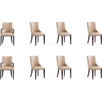 strato light brown arm chair   