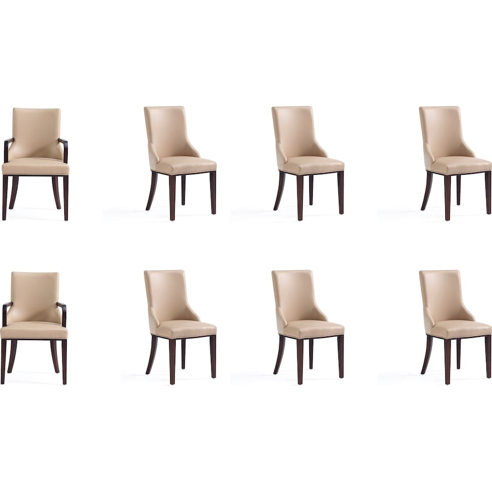 strato light brown arm chair   