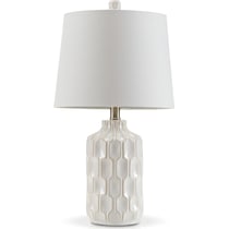 structure white table lamp   