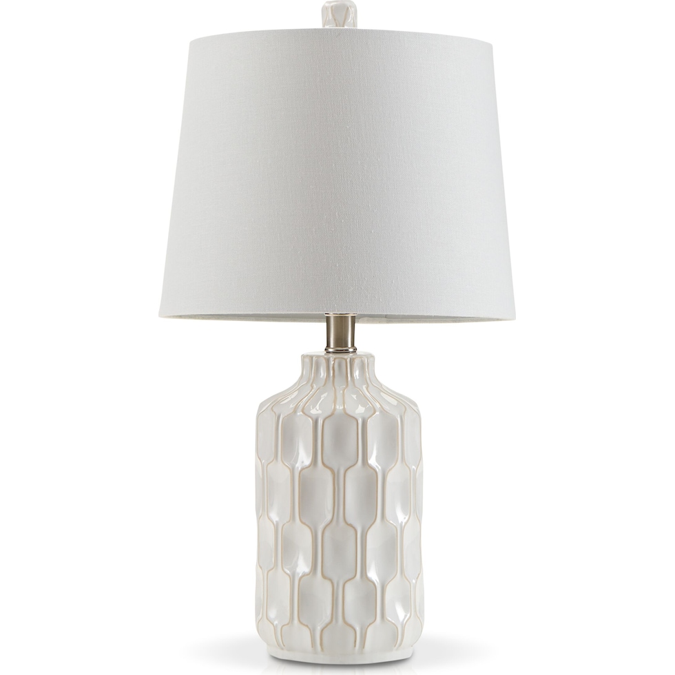 structure white table lamp   