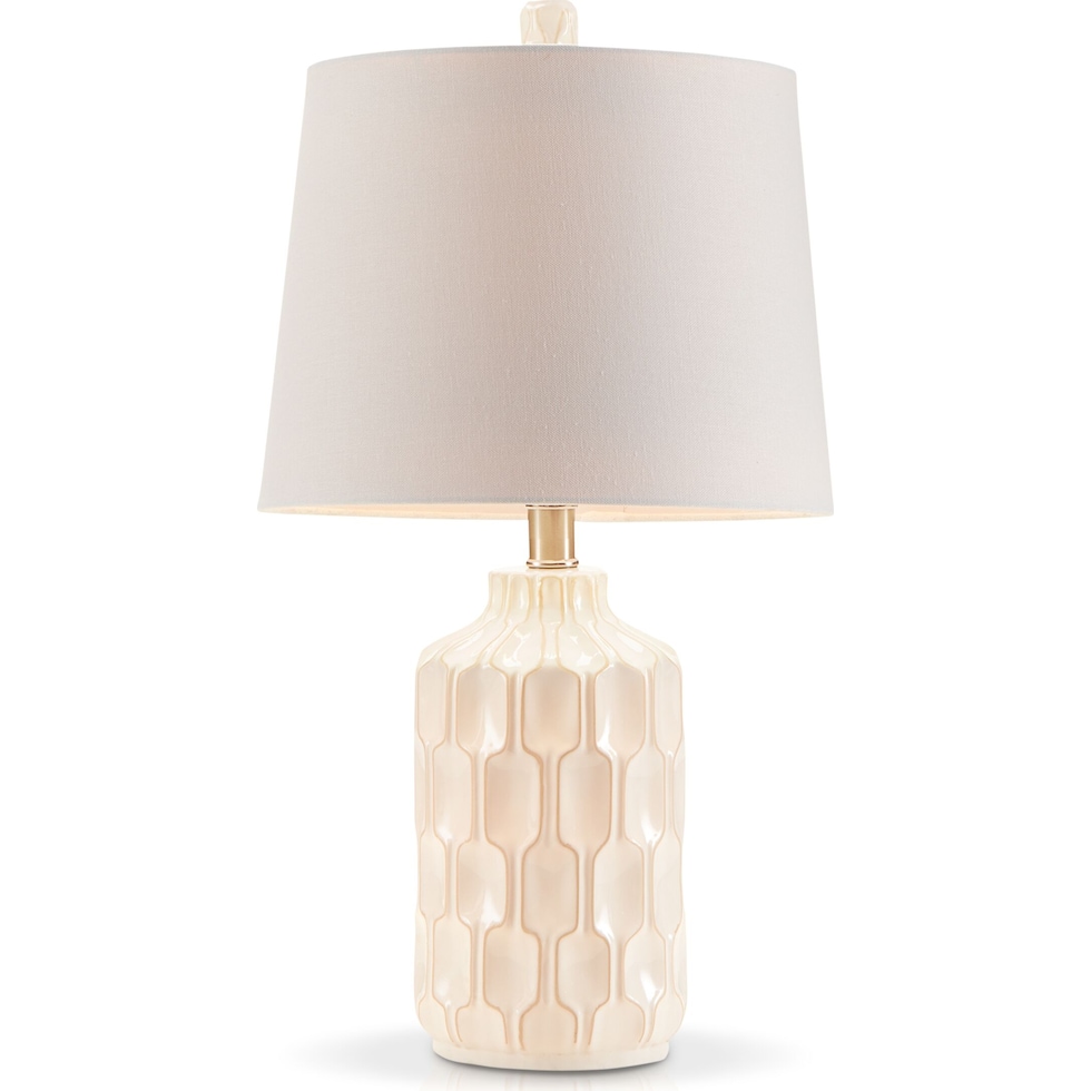 structure white table lamp   