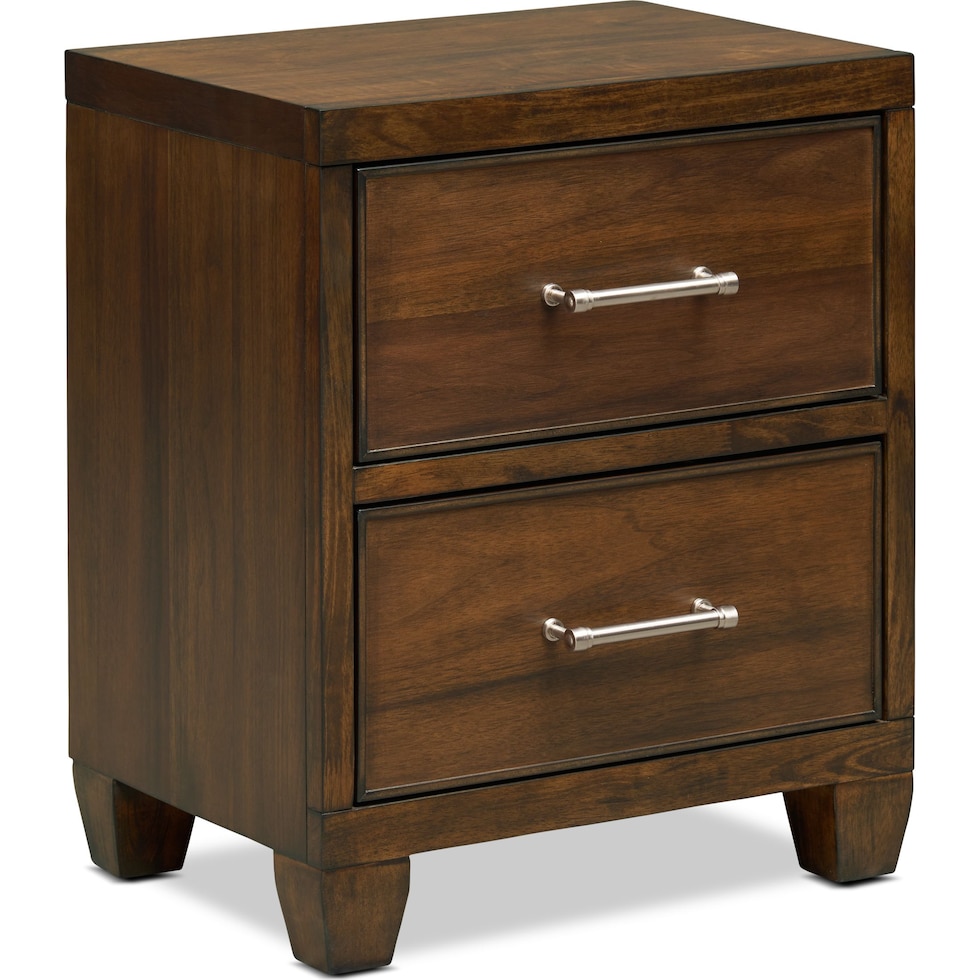 sullivan dark brown nightstand   