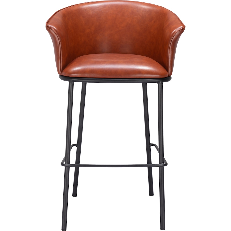 sullivan light brown bar stool   