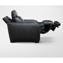summit black recliner   