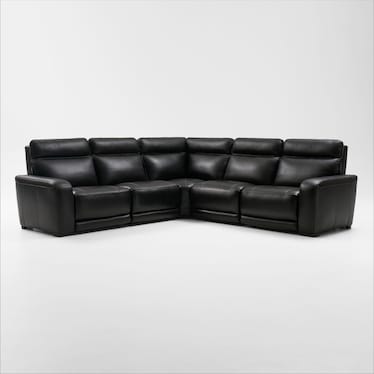 Summit Triple-Power 5-Piece Reclining Sectional with Immersive Sound