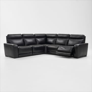 Summit Triple-Power 5-Piece Reclining Sectional with Immersive Sound