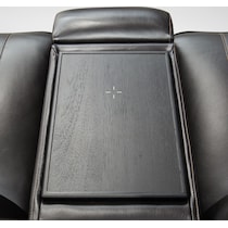 summit black sectional   
