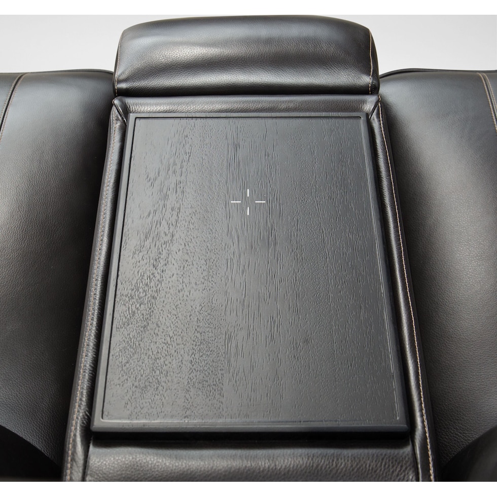 summit black sectional   