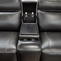 summit black sectional   