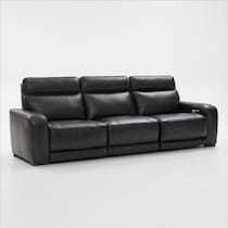 summit black sofa   