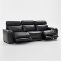 summit black sofa   