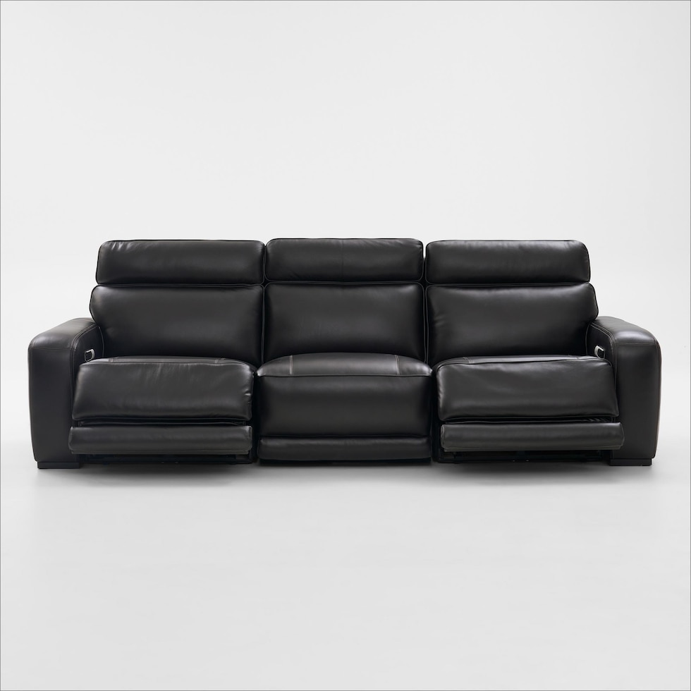 summit black sofa   