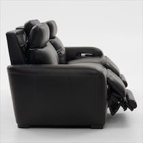 summit black sofa   