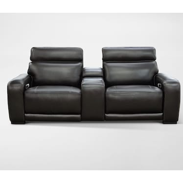 Summit Triple-Power 3-Piece Reclining Sofa with Immersive Sound and Console