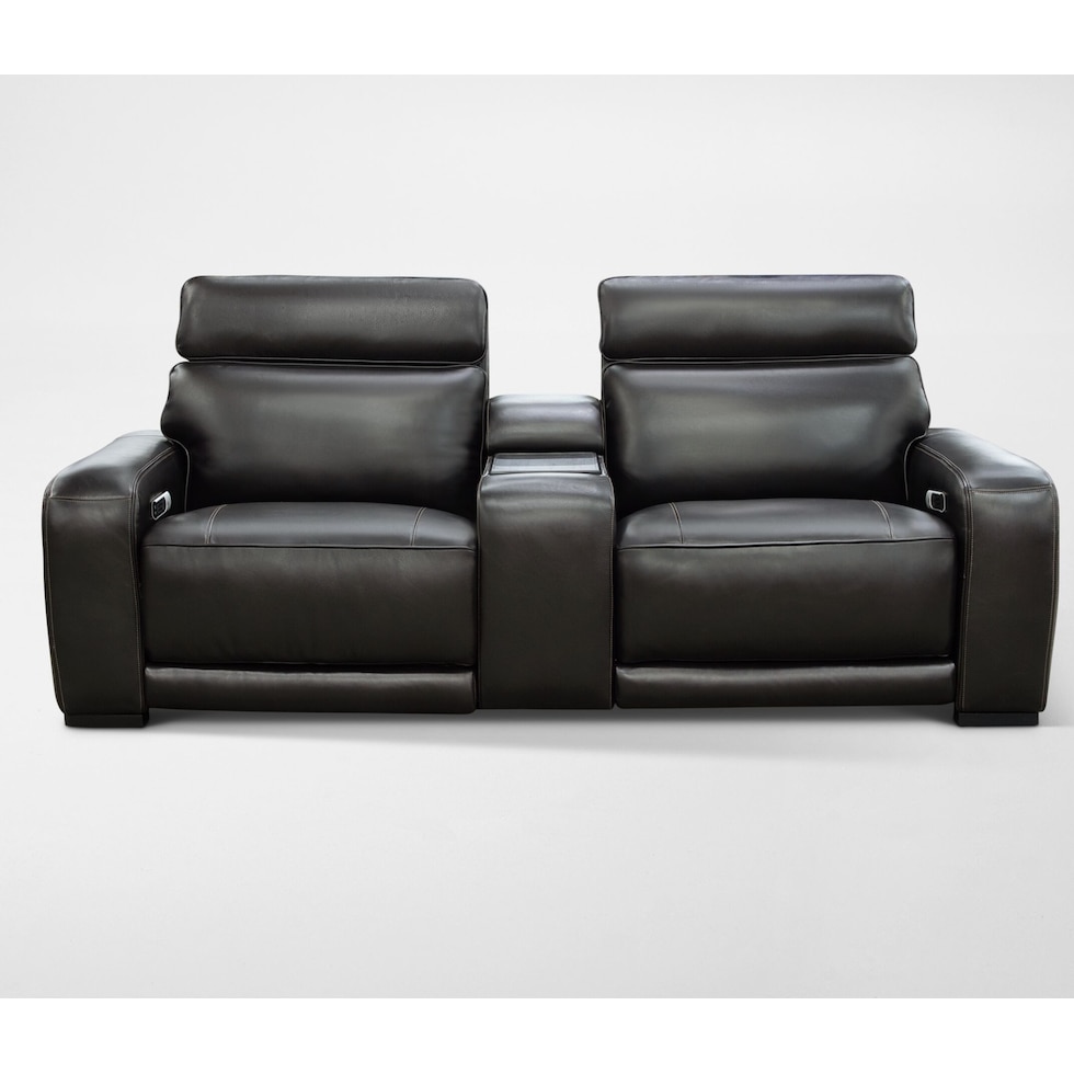 summit black sofa   