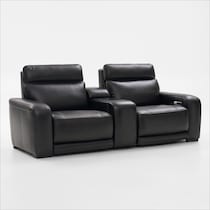 summit black sofa   