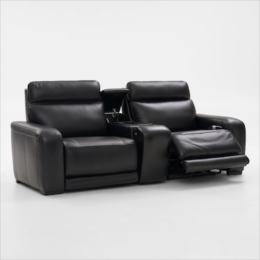 Summit Triple-Power 3-Piece Reclining Sofa with Immersive Sound and Console