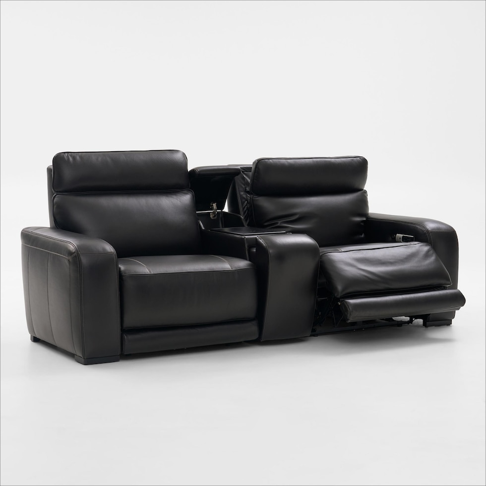 summit black sofa   