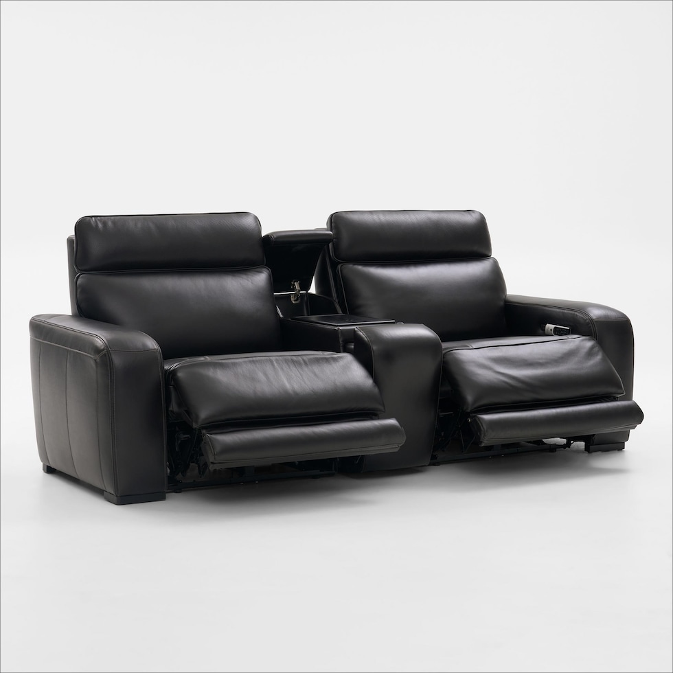summit black sofa   
