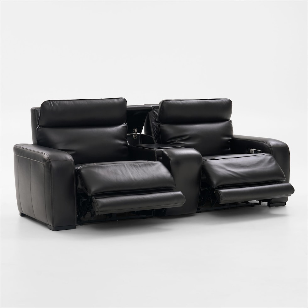 summit black sofa   