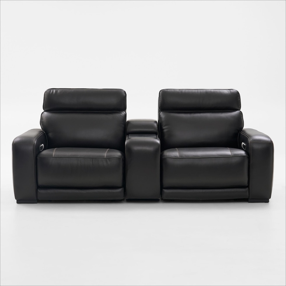 summit black sofa   