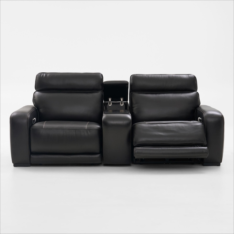 summit black sofa   