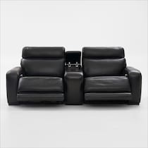 summit black sofa   