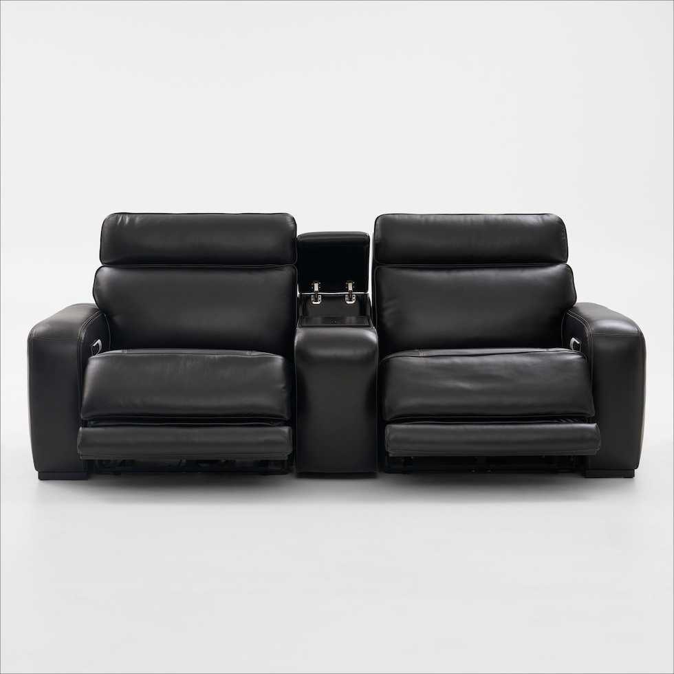 summit black sofa   