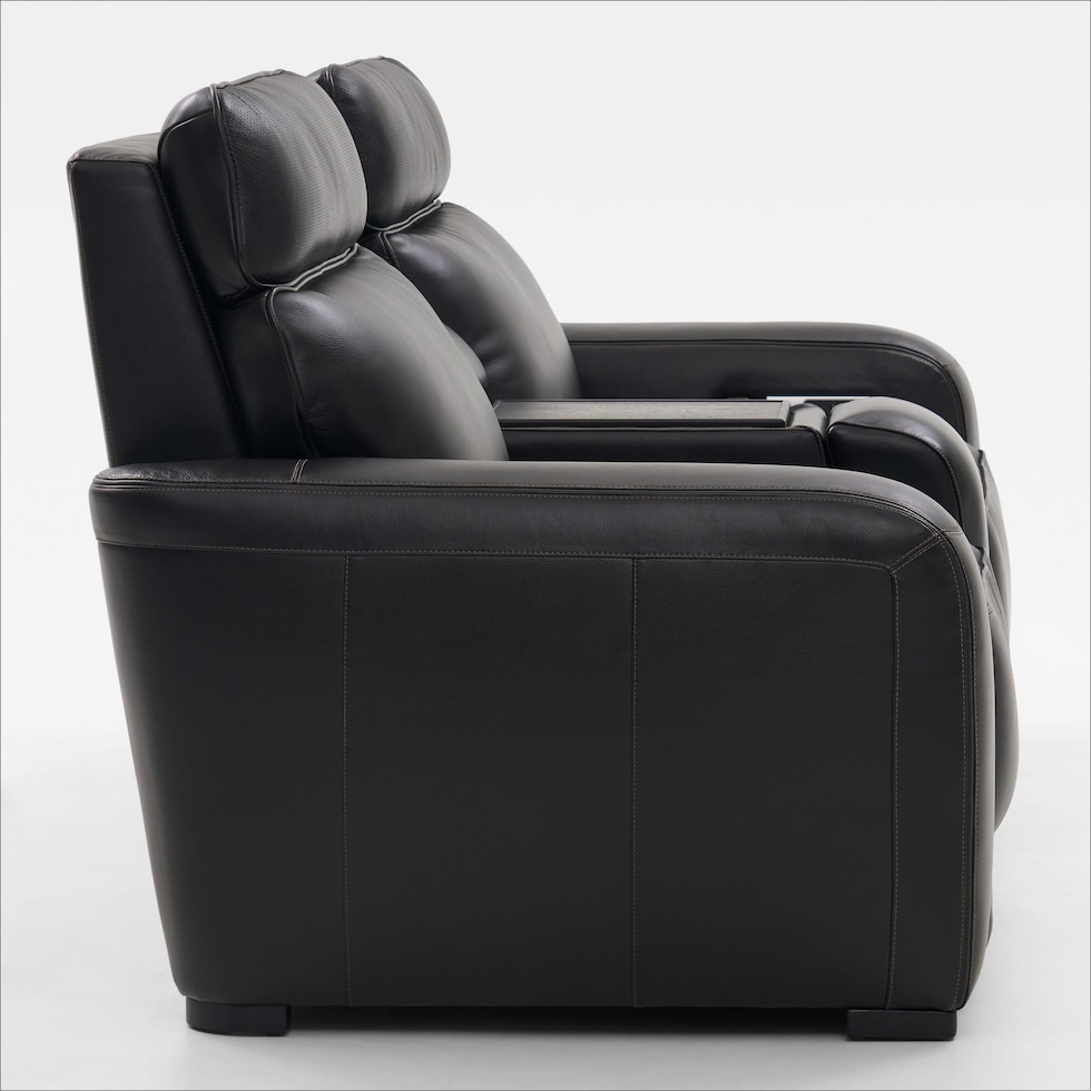 summit black sofa   