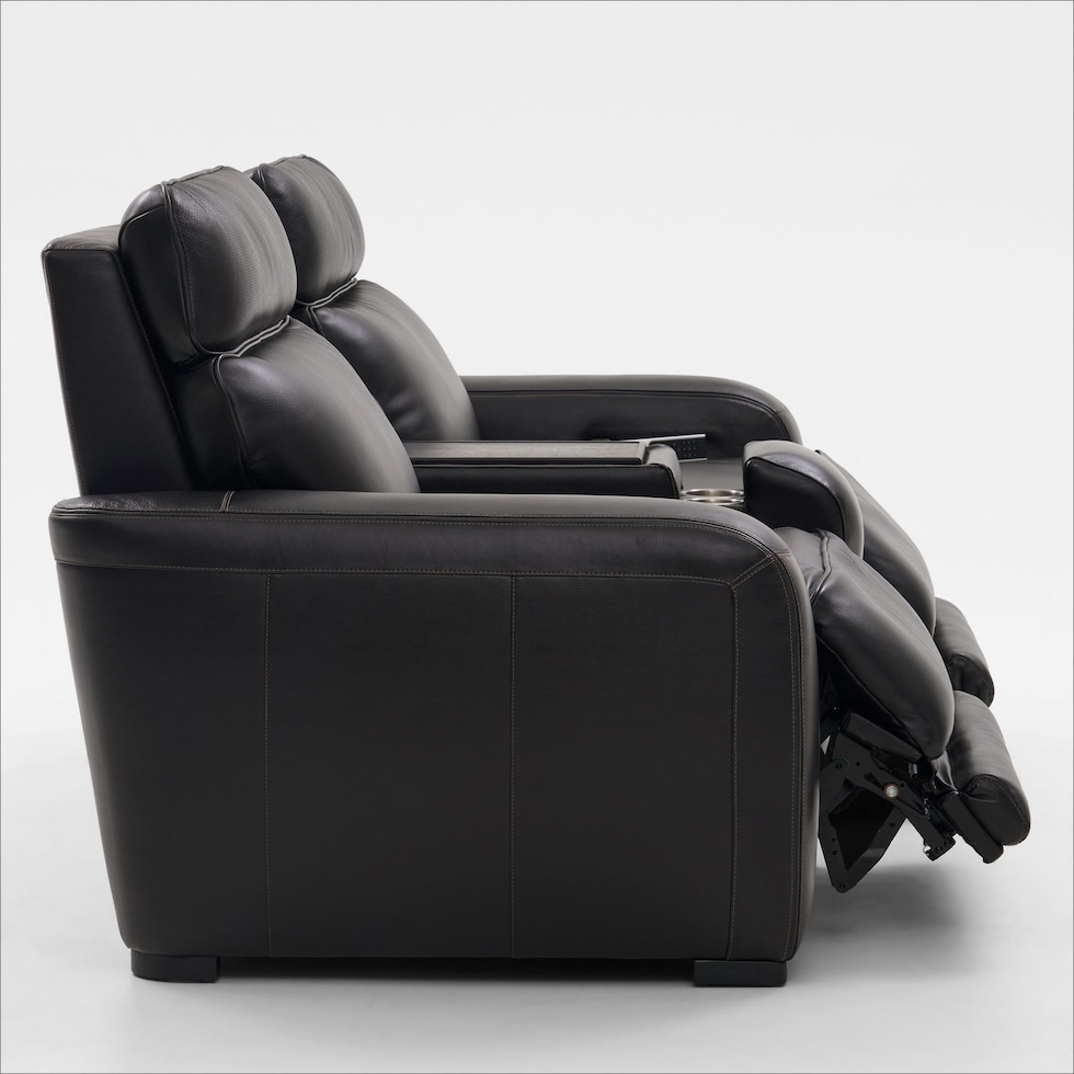 summit black sofa   