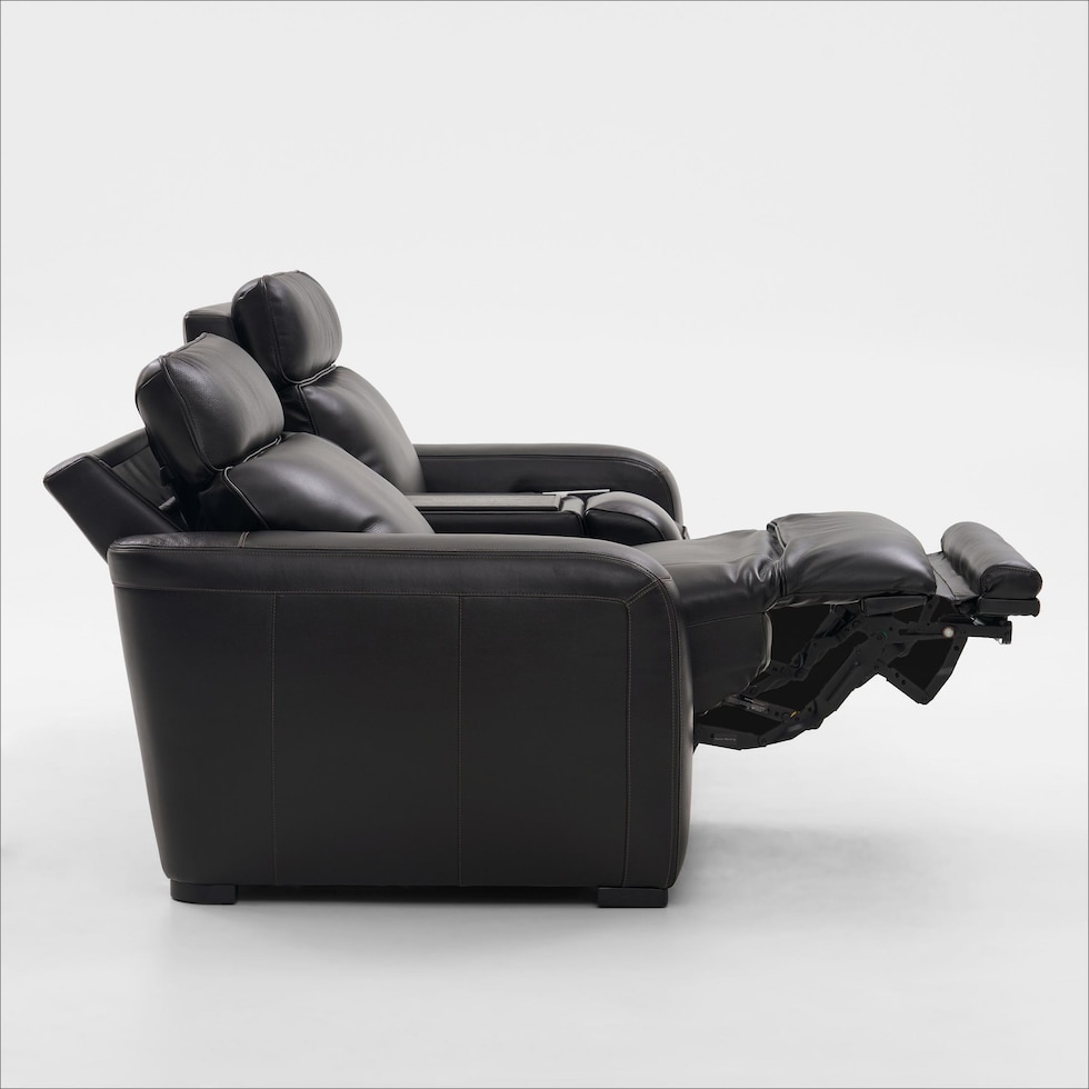 summit black sofa   