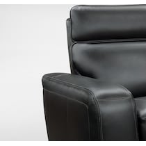 summit black sofa   