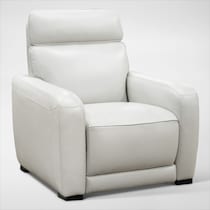 summit blue recliner   