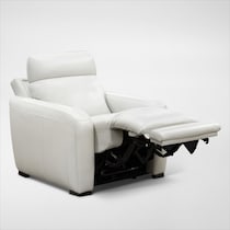 summit blue recliner   