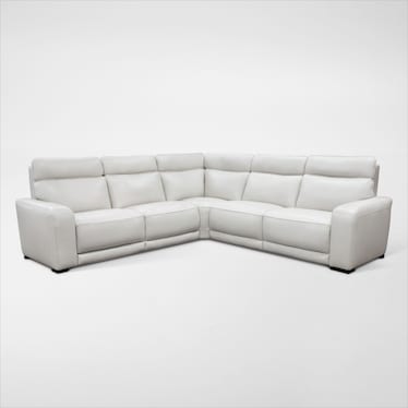 Summit Triple-Power 5-Piece Reclining Sectional with Immersive Sound