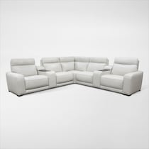 summit blue sectional   