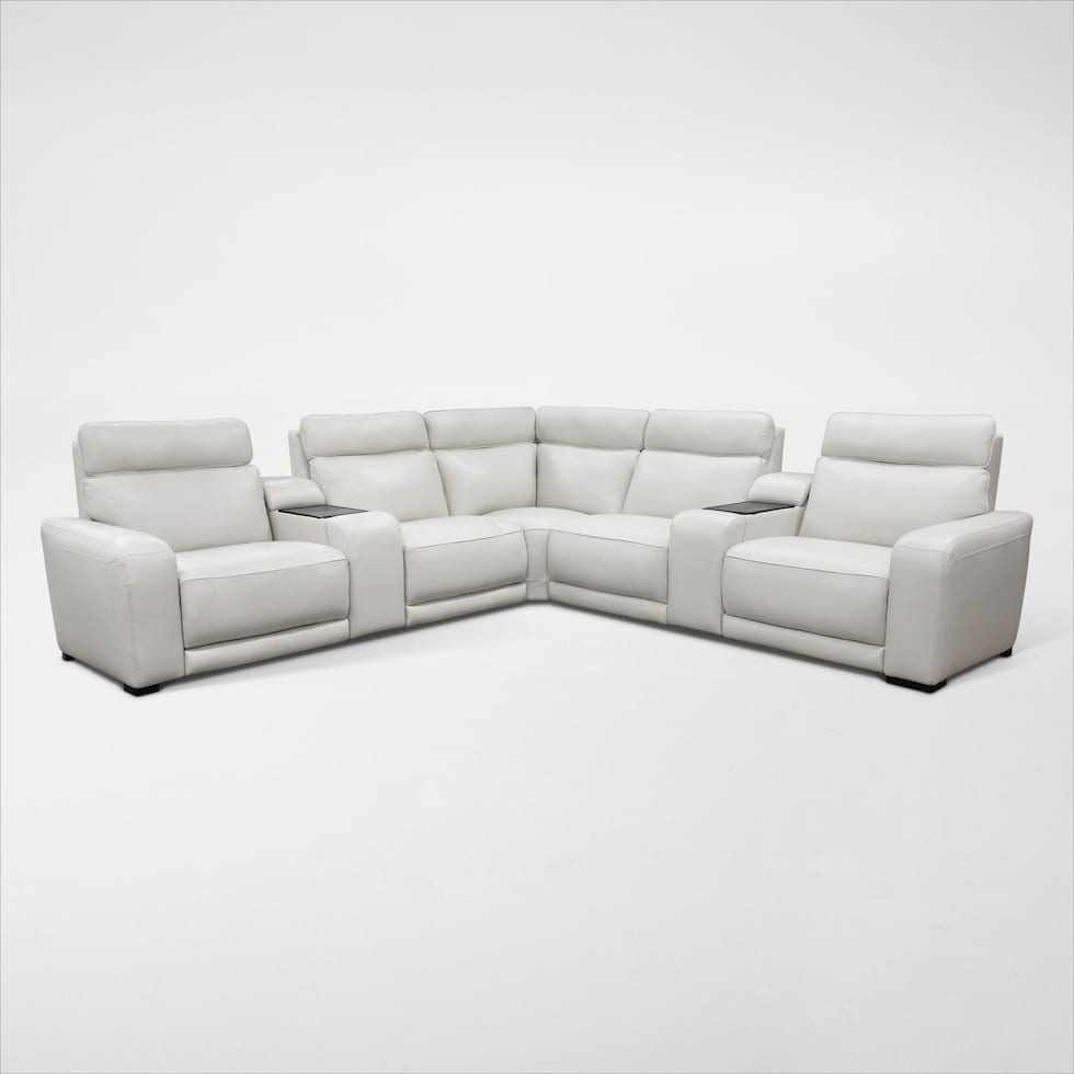 summit blue sectional   
