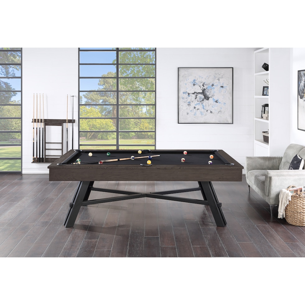 summit gray gaming table   