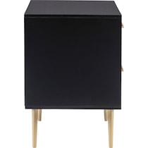 sumo black nightstand   